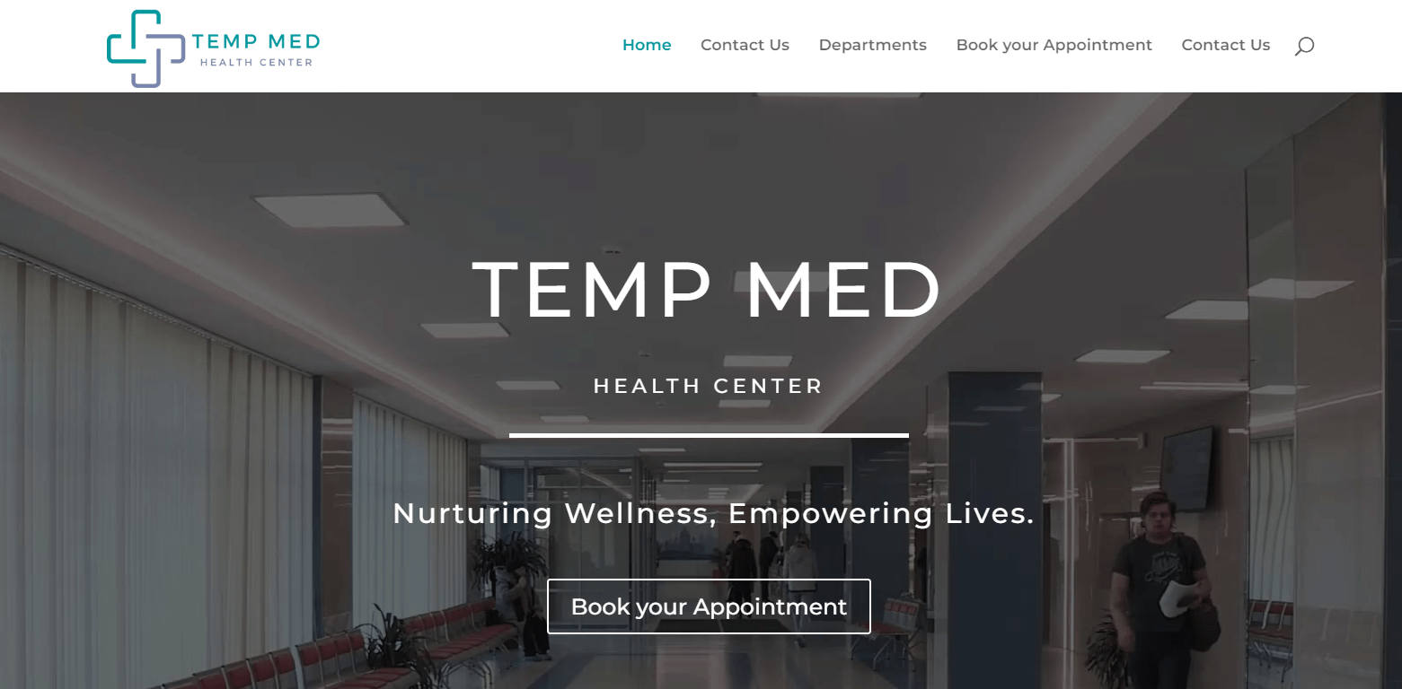 Temp Med Website